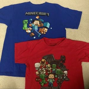 Minecraft T-Shirt Bundle Size M/L